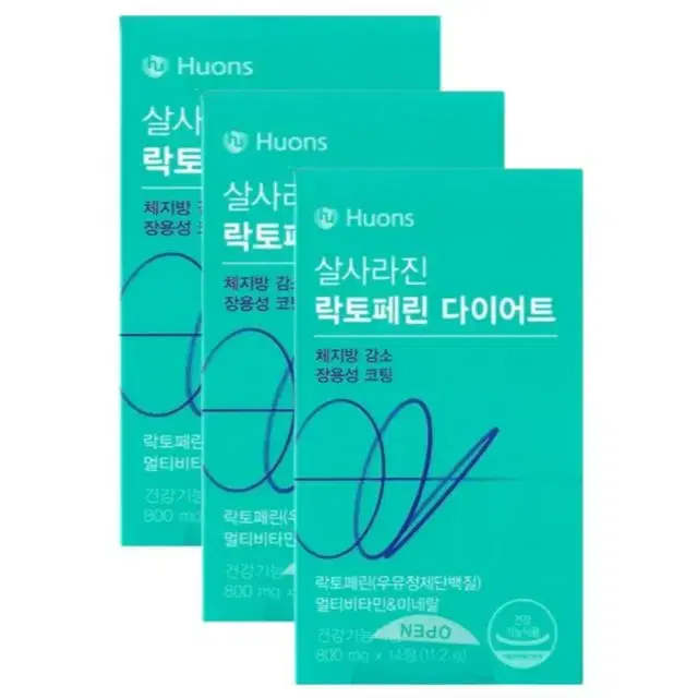 휴온스 살사라진 락토페린 다이어트 800mg x 14정x3박스