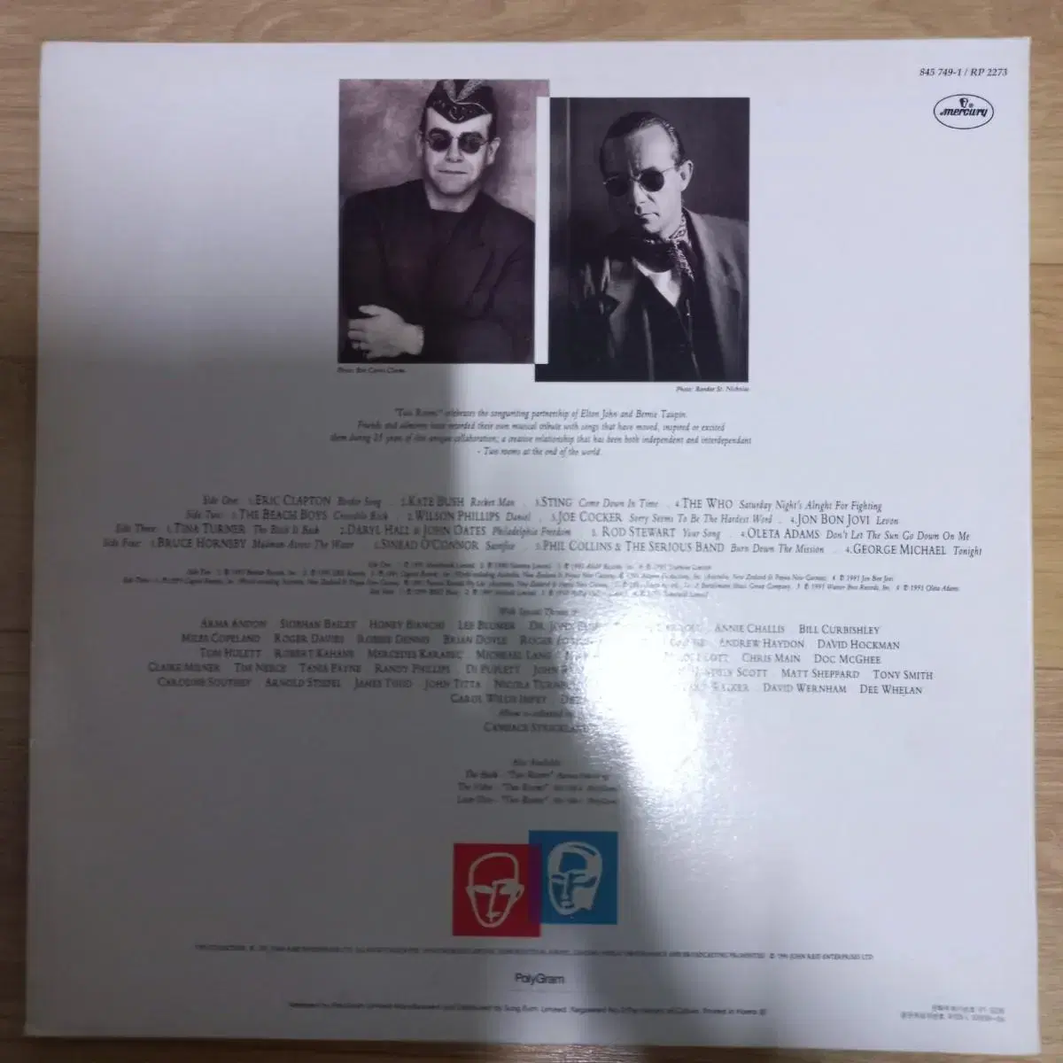 Lp중고 ELTON JOHN & BERNIE TAUPIN 2Lp 음반