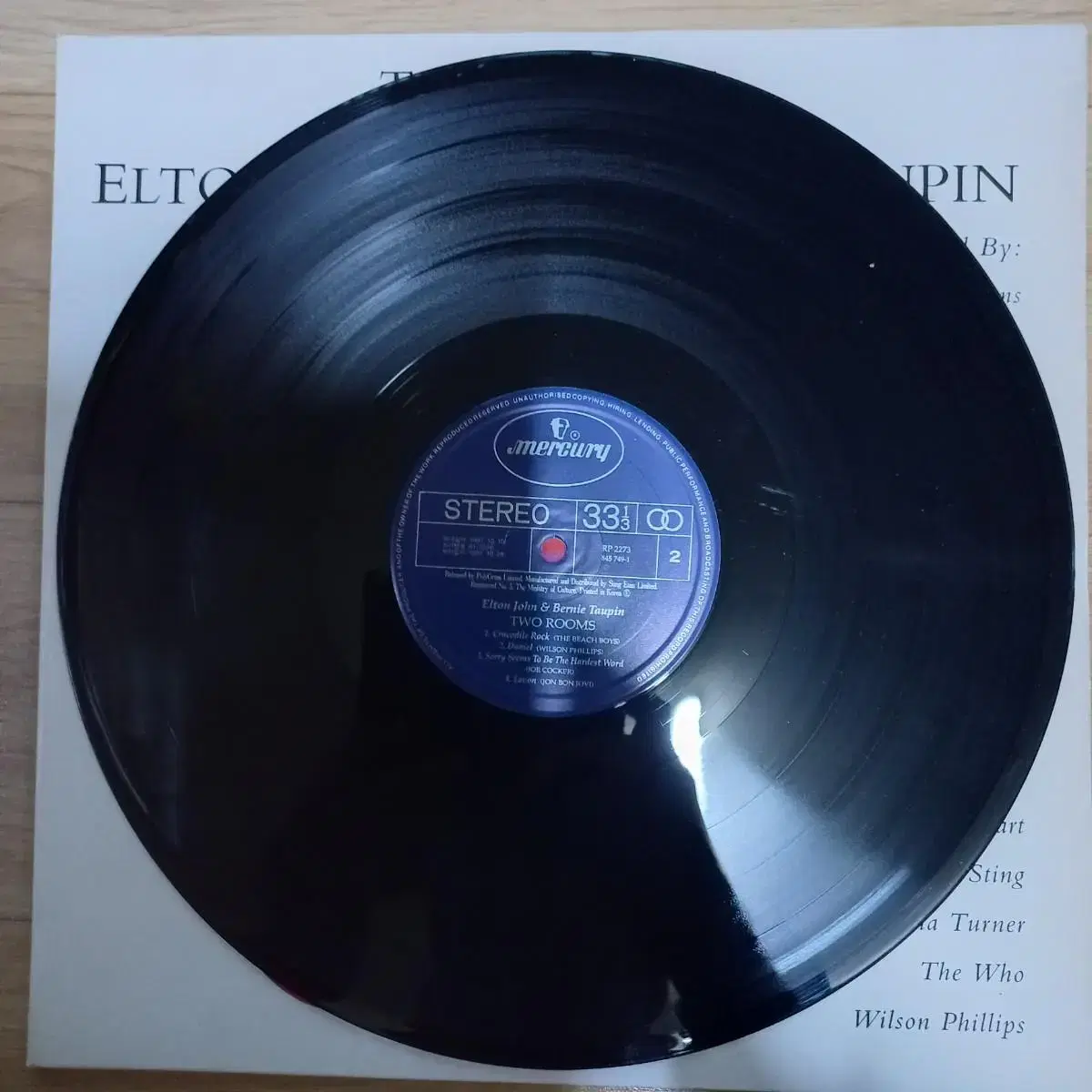 Lp중고 ELTON JOHN & BERNIE TAUPIN 2Lp 음반