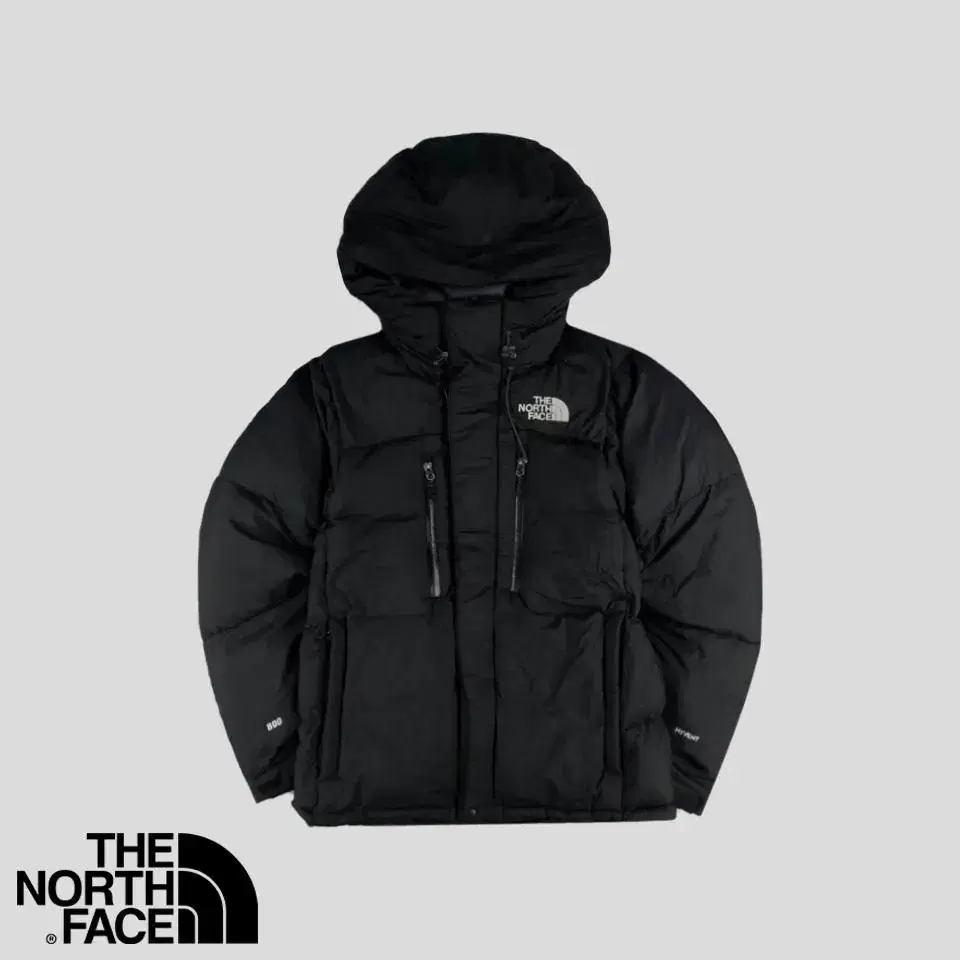 The North Face 800 Black Highvent Ripstop Goose Down Padded Down Jumper M