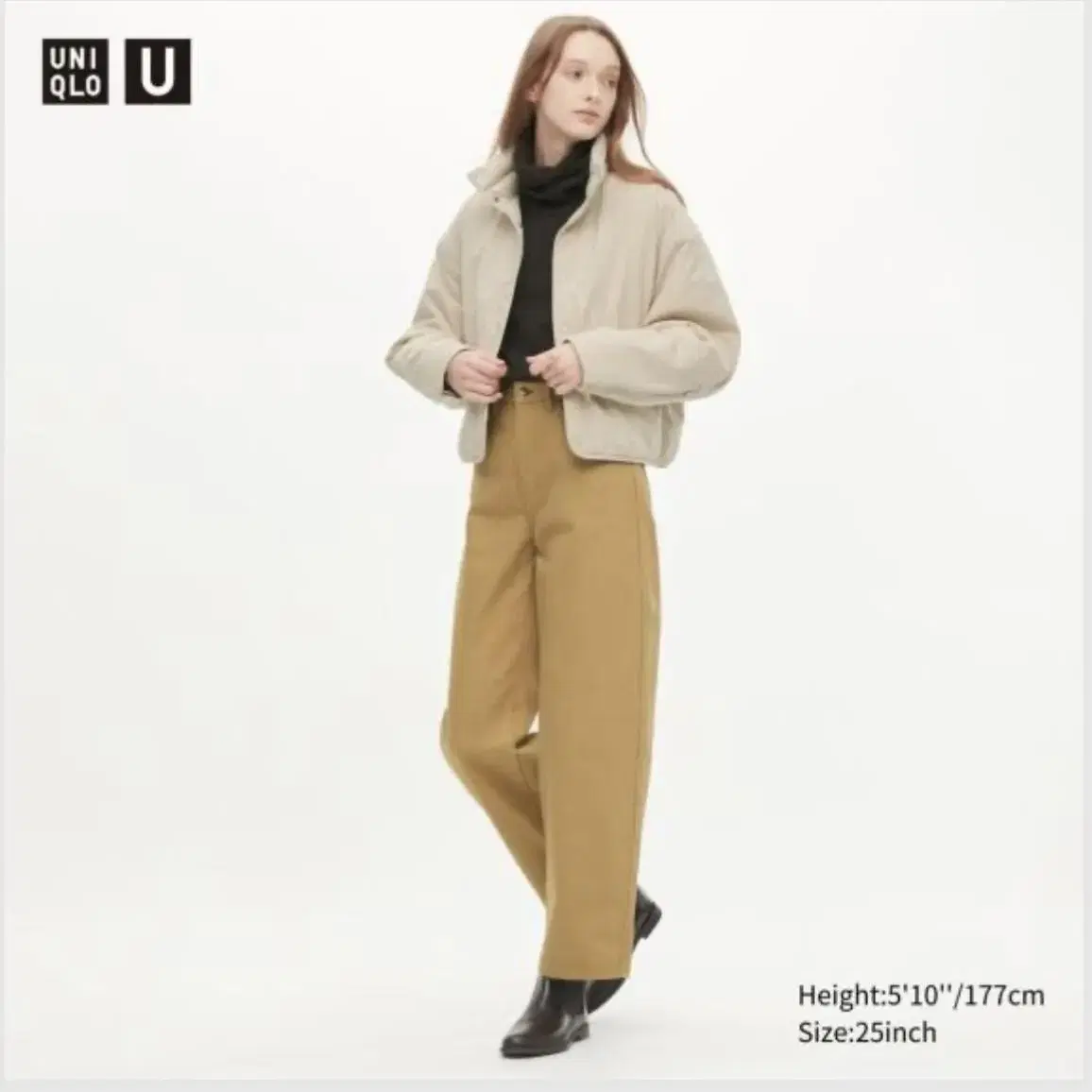 (25) (택달린 새상품) 유니클로 uniqlo u 라운드진