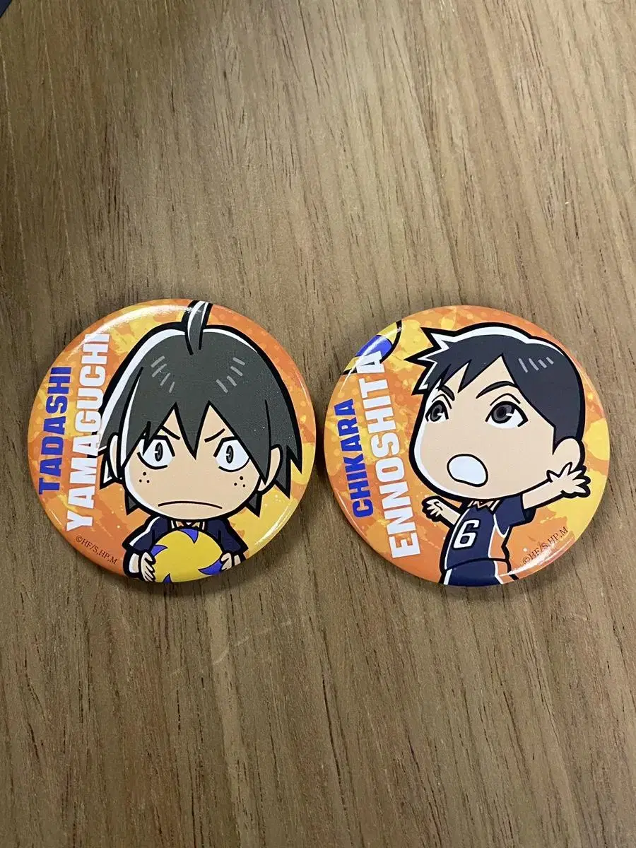 Haikyuu Yamaguchi Ennoshita Canbadge