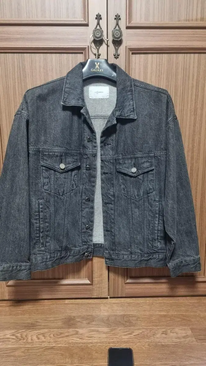 Ilkorso Overfit Tucker Black Denim Jacket 95