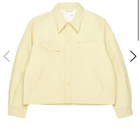 etce padded shirt jacket lemon yellow XL