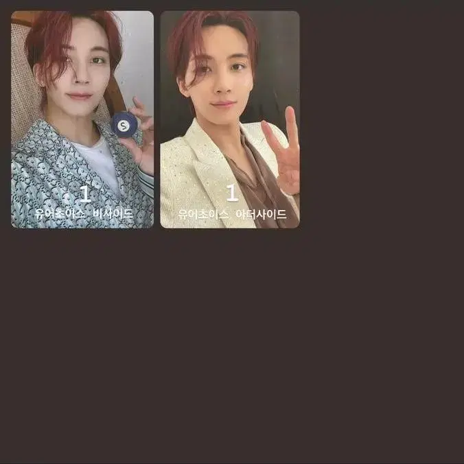 세븐틴 정한 포카