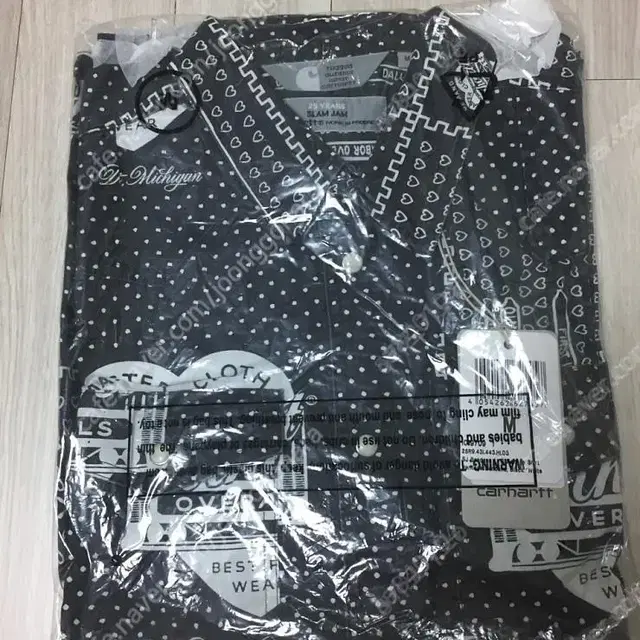 칼하트 슬램잼 SJ BANDANA L/S 셔츠 M사이즈 새상품