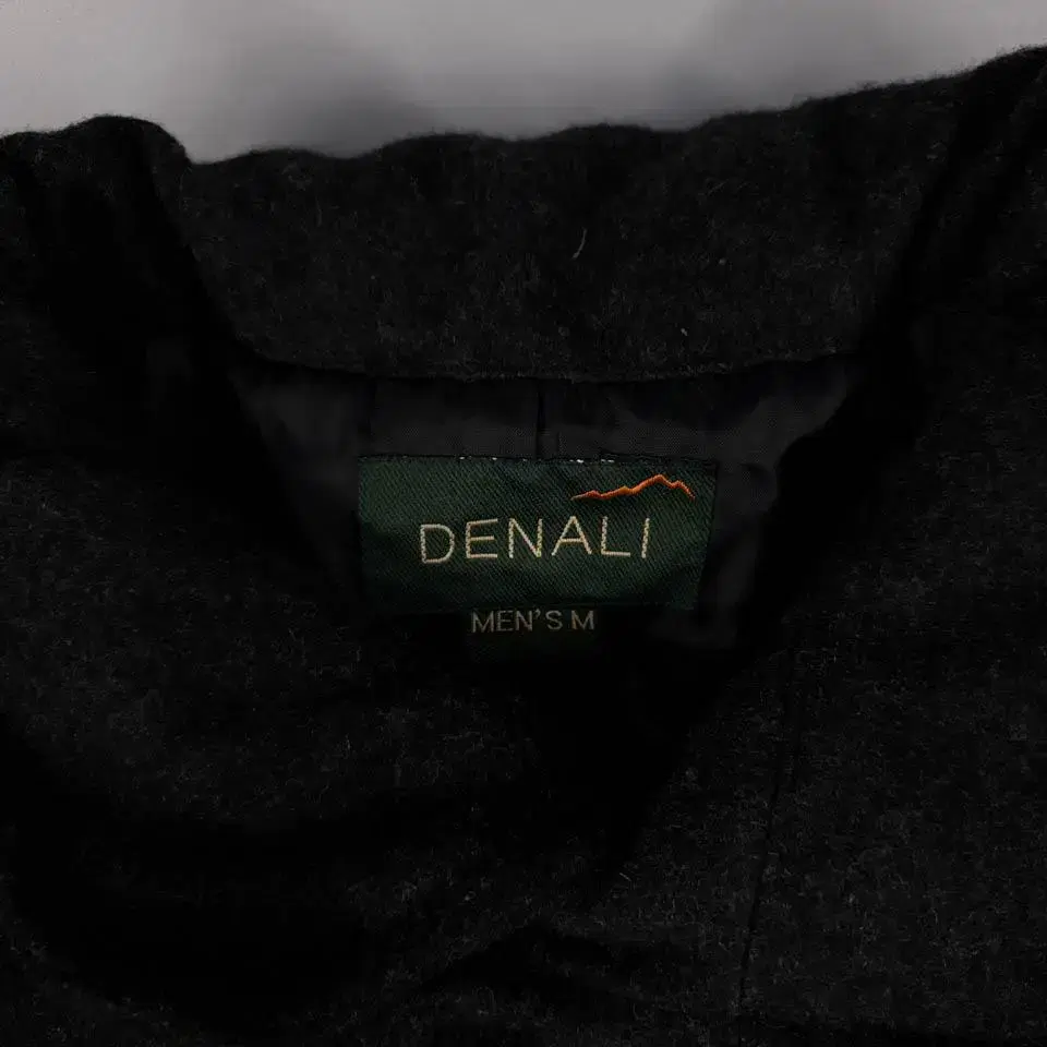 DENALI 다크그레이 포포켓 아메카지 미니멀 울혼방 반코트 스윙톱 자켓