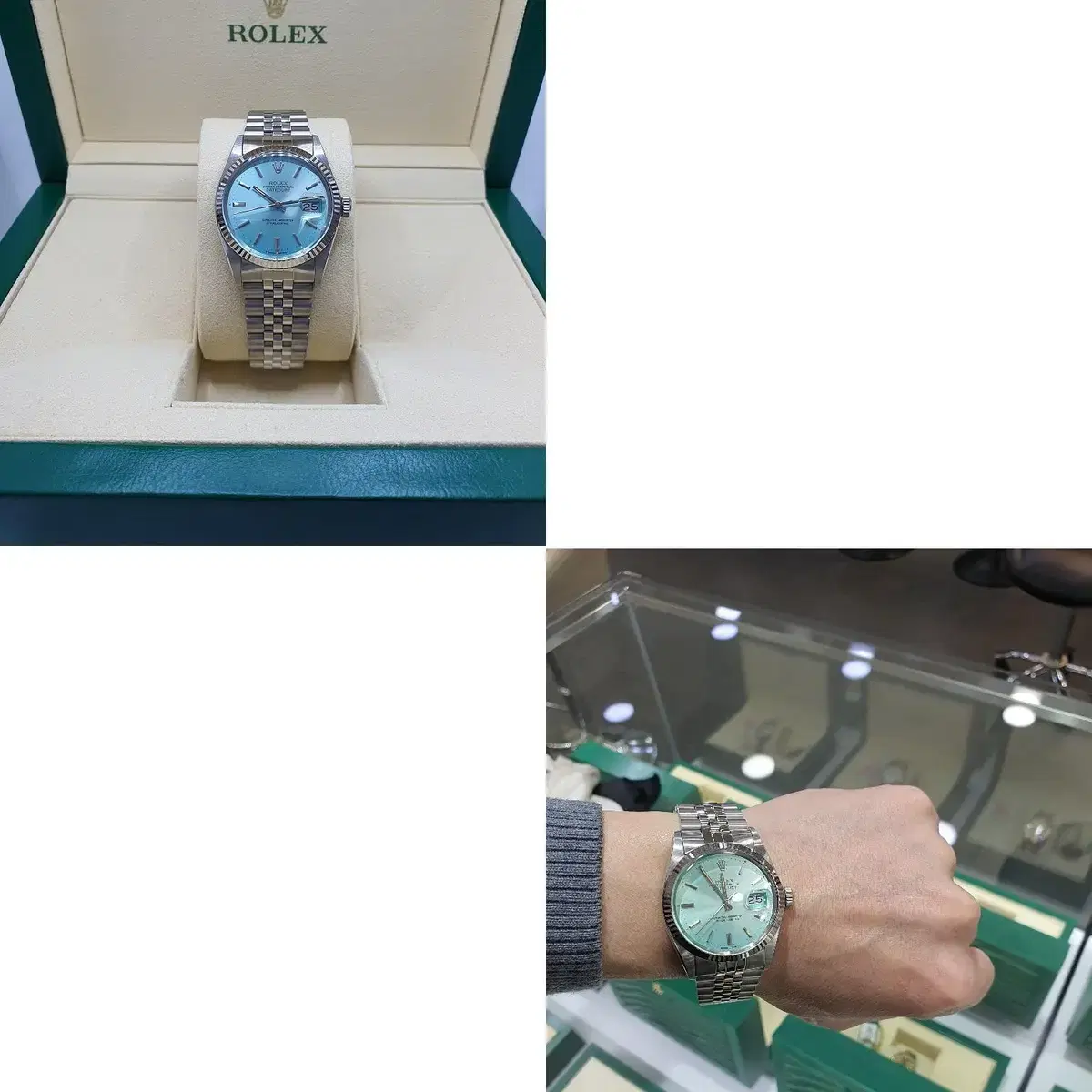 급매 ROLEX 롤렉스 16014 데이저스트 아이스 블루판 스틸 상태굿