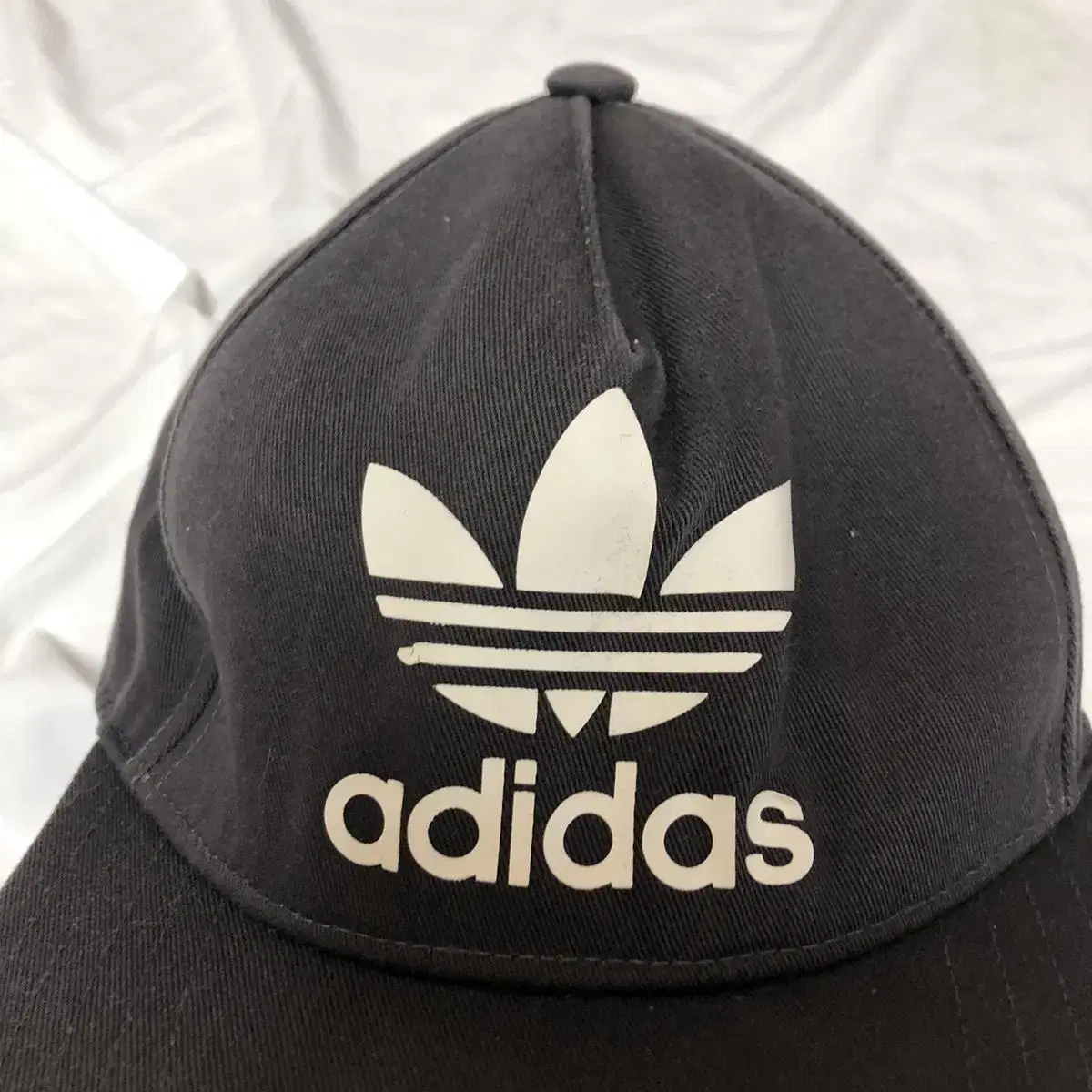 Vintage Adidas charcoal camp cap