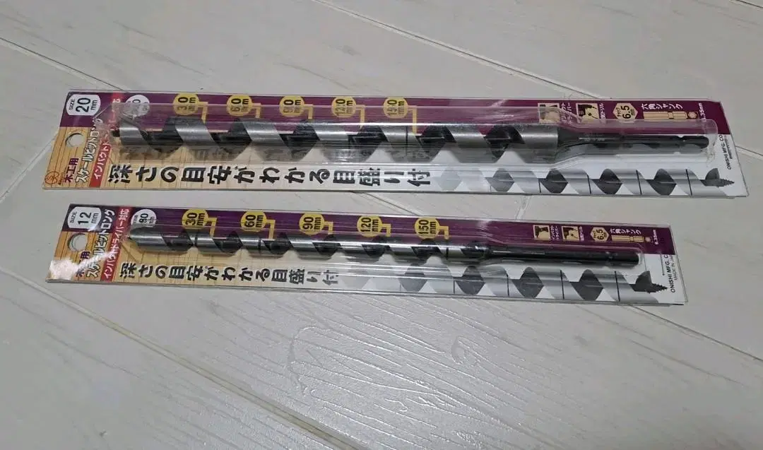 (새상품)오니시 NO.10 20.0MM 12mm 목공용 드릴비트 롱스케일