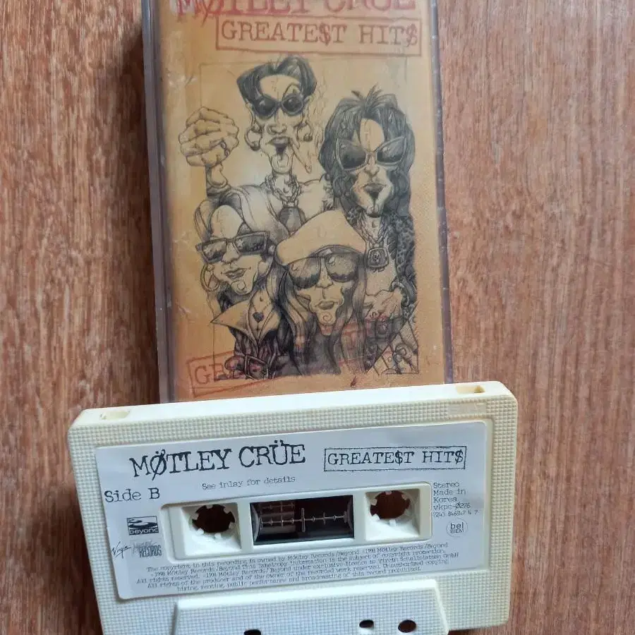 motley crue 카세트테이프