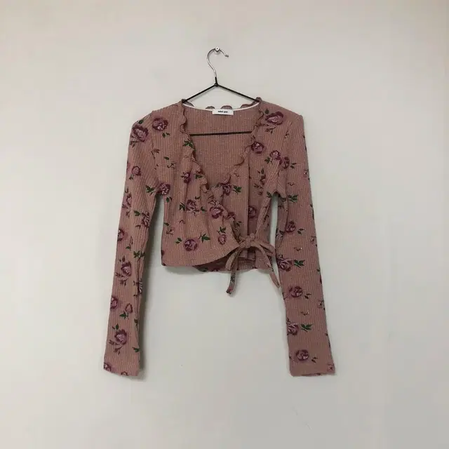 Vintage Rose musk pink crop knit