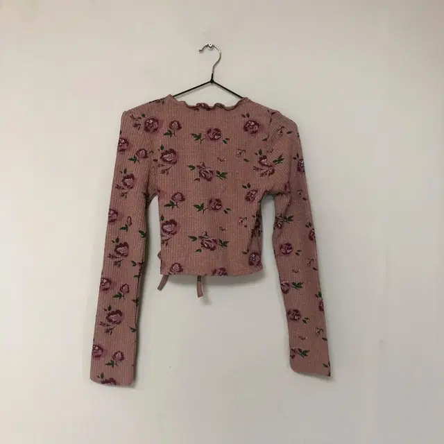 Vintage Rose musk pink crop knit