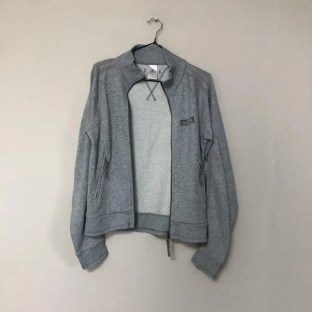 Vintage Adidas gray zip up