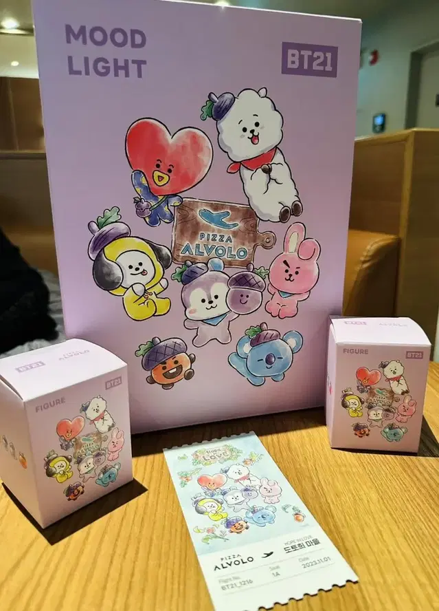 방탄 알볼로맥도날드 bt21 Mcdonald Alvolo moodlamp