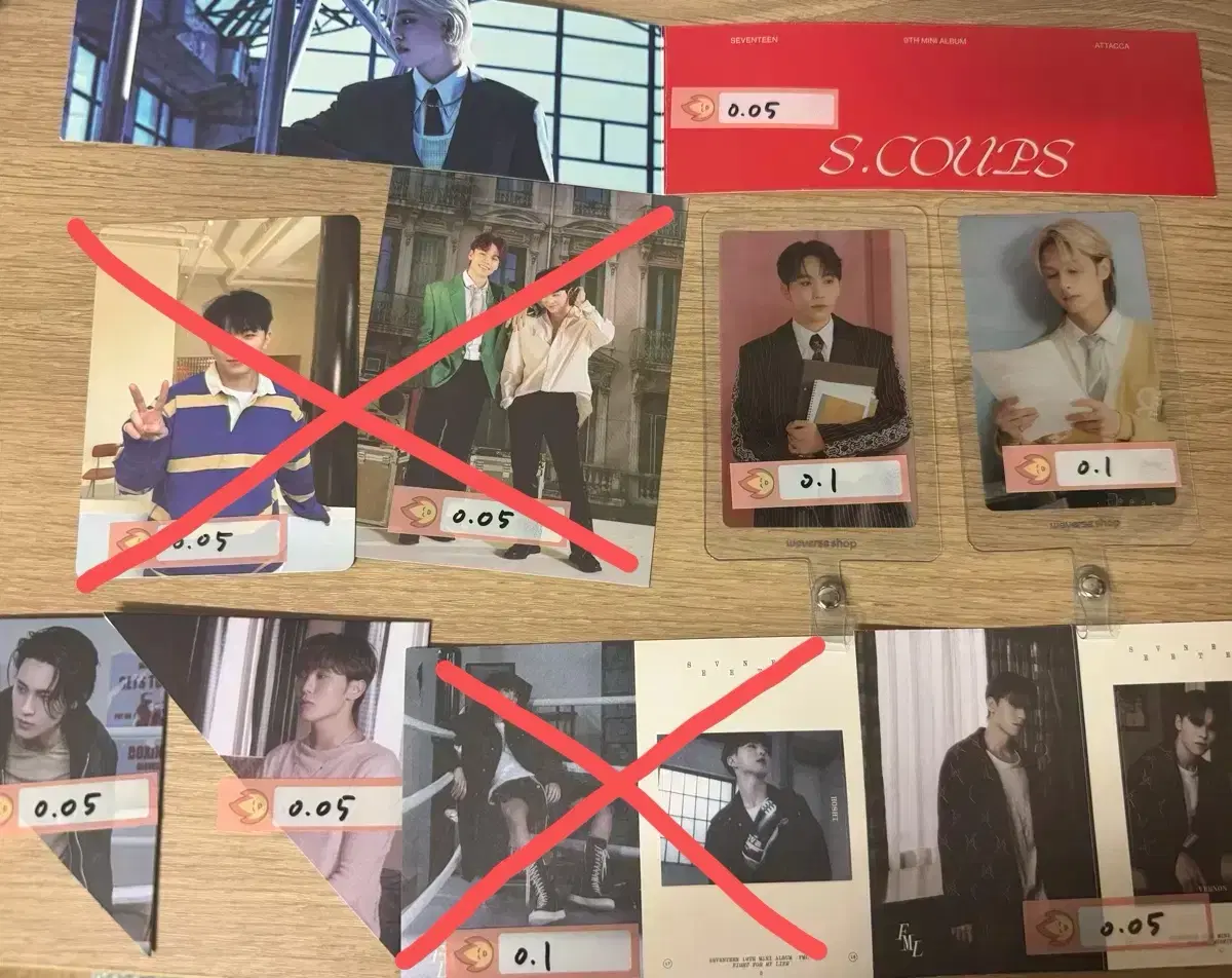 Seventeen album Components photocard WTS