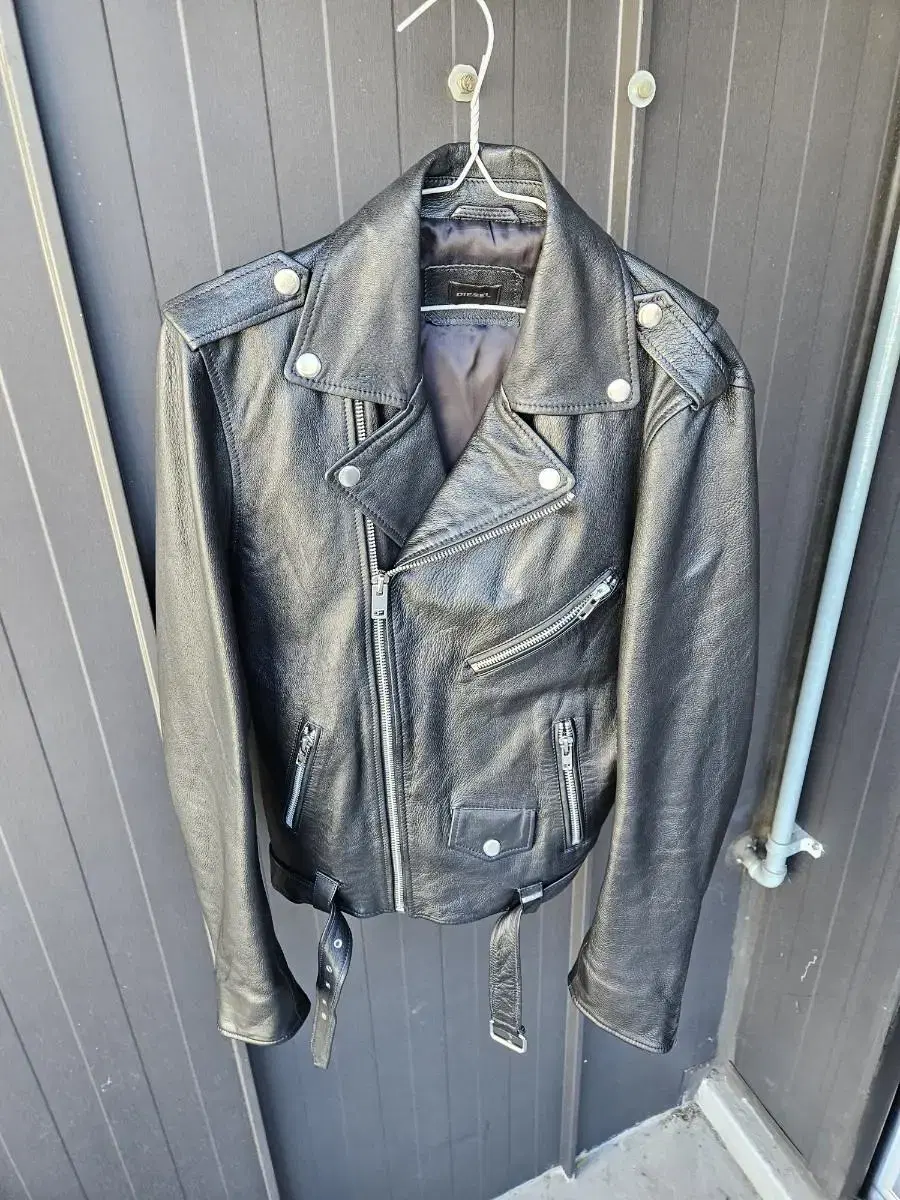 95 Diesel Genuine Goatskin Biker Leather Rider Jacket