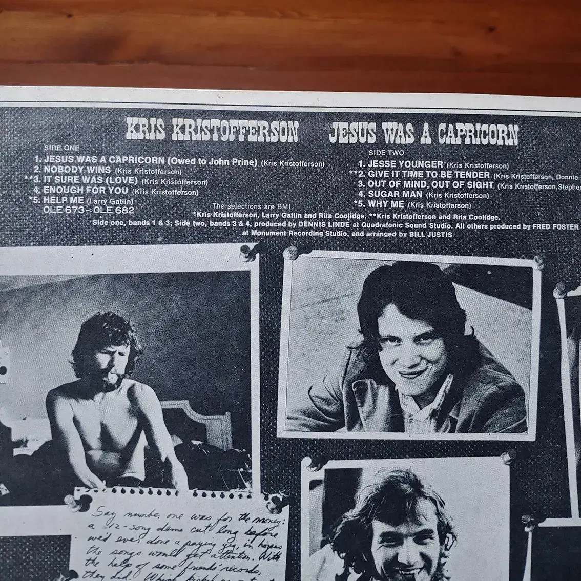 Kris Kristofferson 크리스 크리스토퍼슨 LP