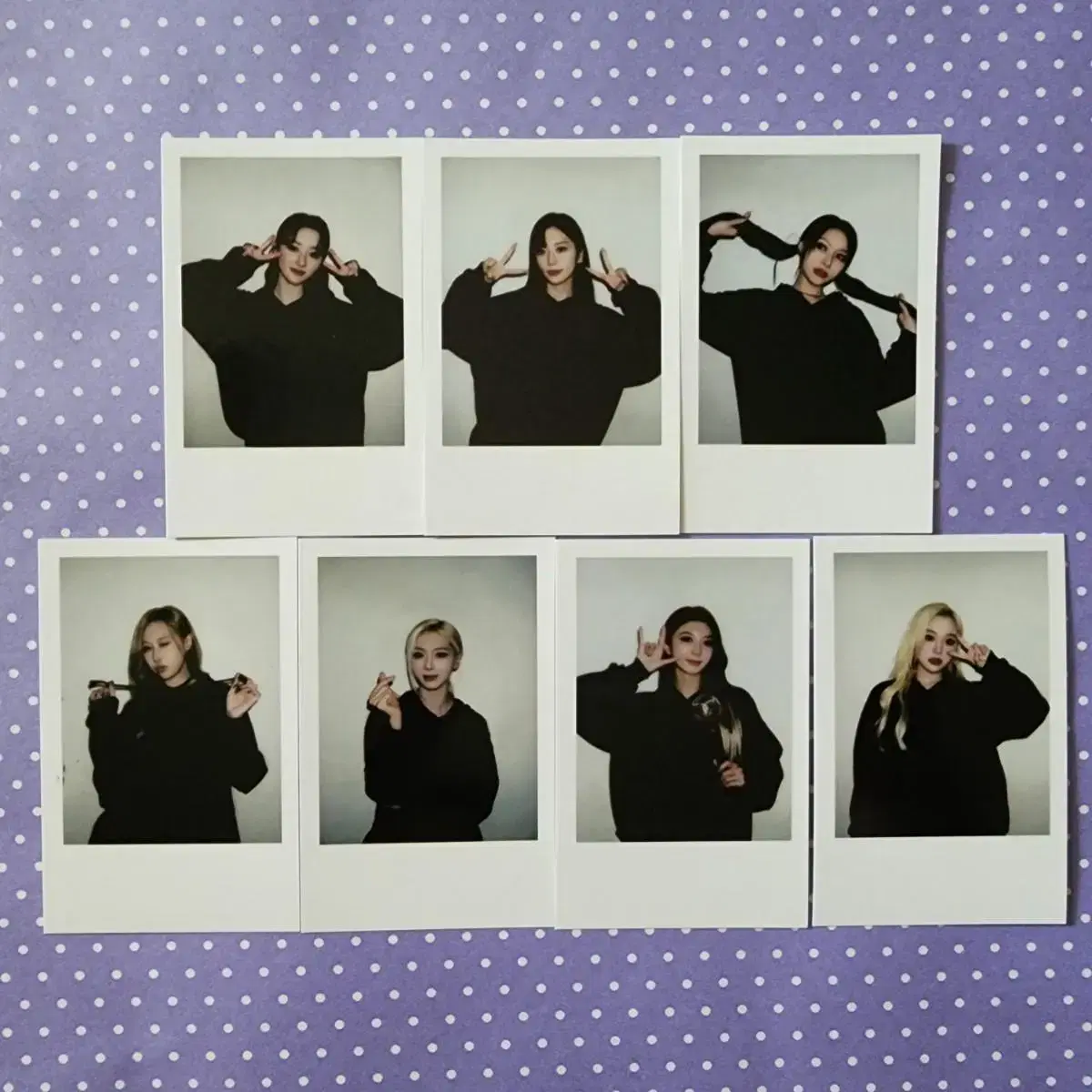 Dreamcatcher 2021 Halloween Concert polaroid photocard Set