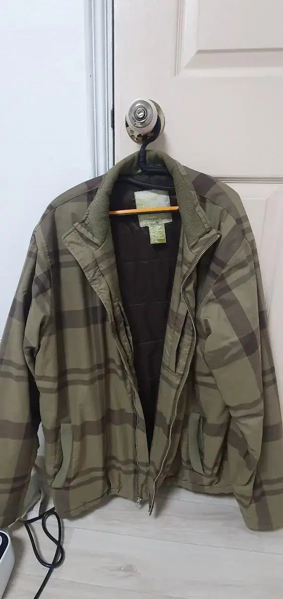 [XL] 00's Old School Stussy Check Zip-up Jacket