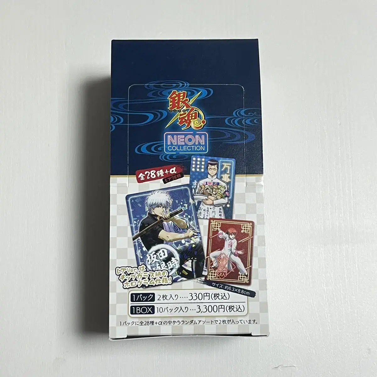 Gintama Neon Card 1st Edition sealed box