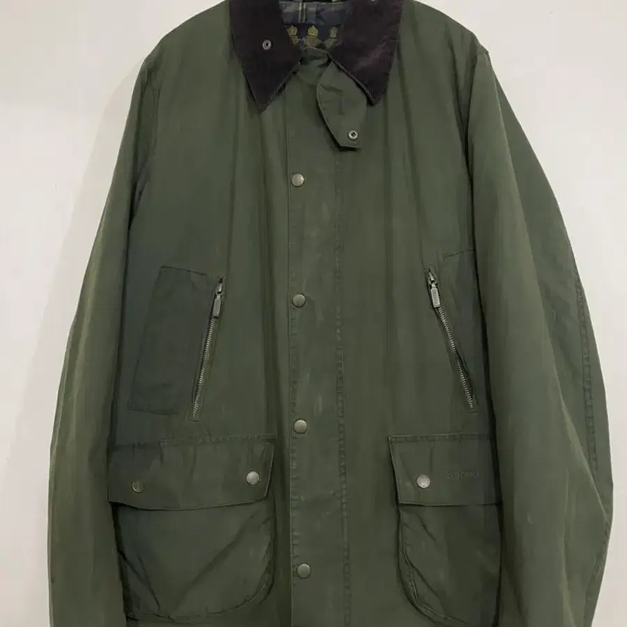 L 바버 Barbour 히스 왁스 자켓