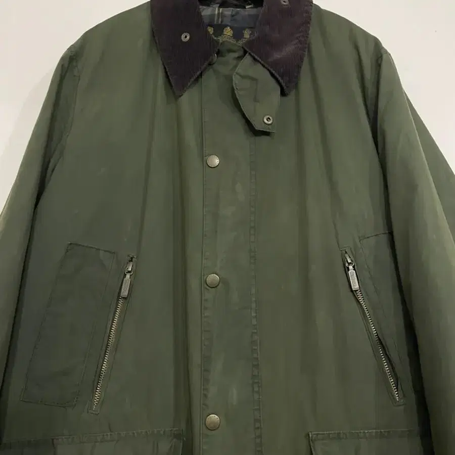 L 바버 Barbour 히스 왁스 자켓