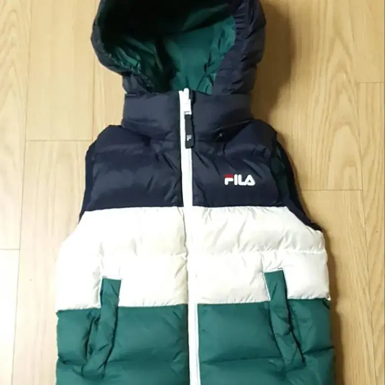 FILA KIDS 휠라키즈 비엘라 리버서블 다운 베스트, 양면조끼 110