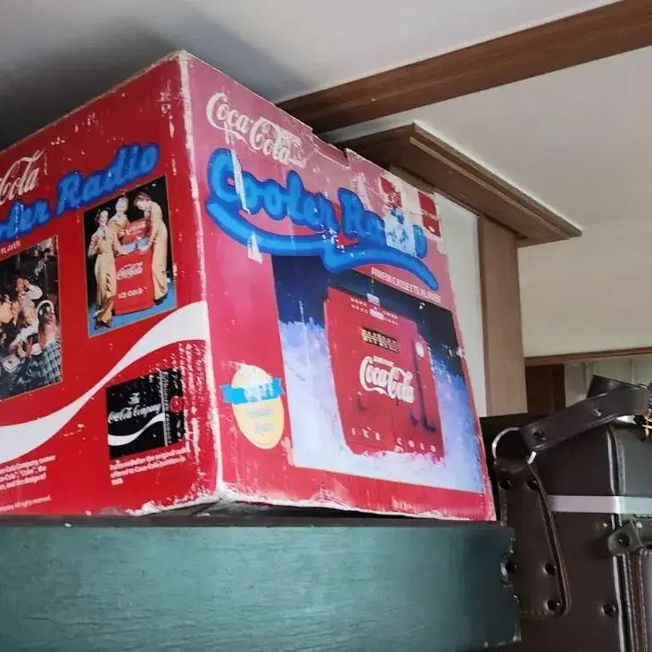 빈티지 1988년 한정판 Coca Cola 코카콜라 쿨러 라디오