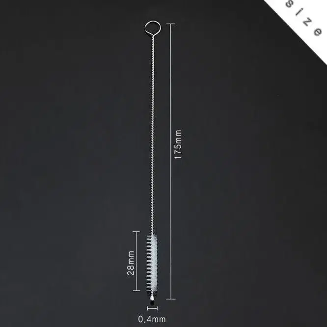 스텐 스테인리스 스트로우 빨대 세척솔 17.5cm