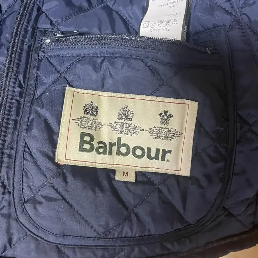 교환요망) 바버 barbour 브리들 bridle quilt M->L