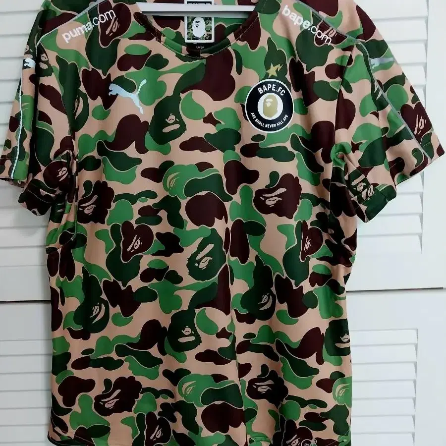 (정품)Puma x Bape FC Replica Shirt 한정판(L)