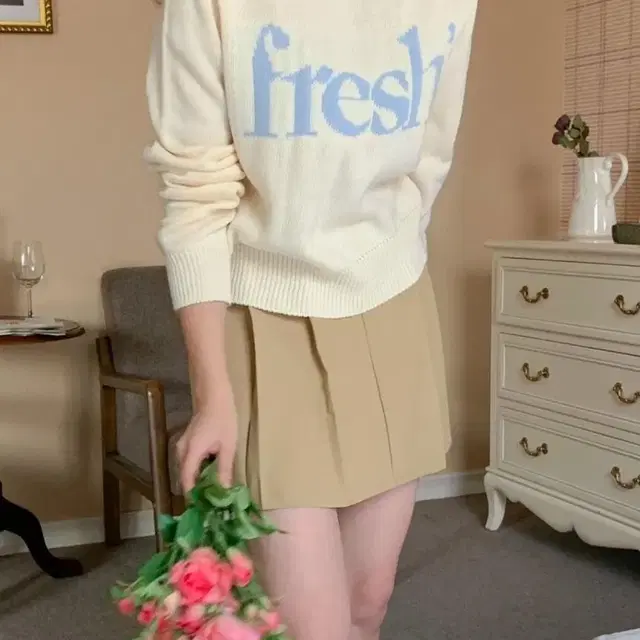 크루셜리 fresh 라운드 knit