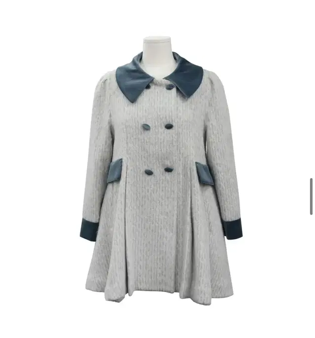 프레클 little girl pleats mid coat 플리츠 코트