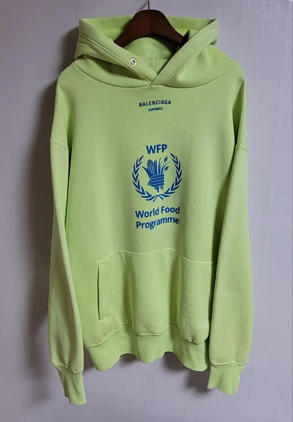 Balenciaga X WFP Overfit Hoodie S 541870 TCV34