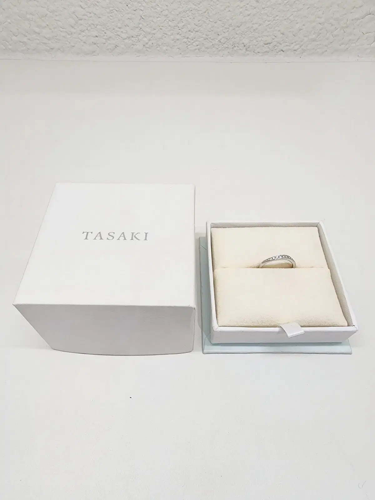 TASAKI Platinum 0.06 Carat Ring Size 7 [Authentic]