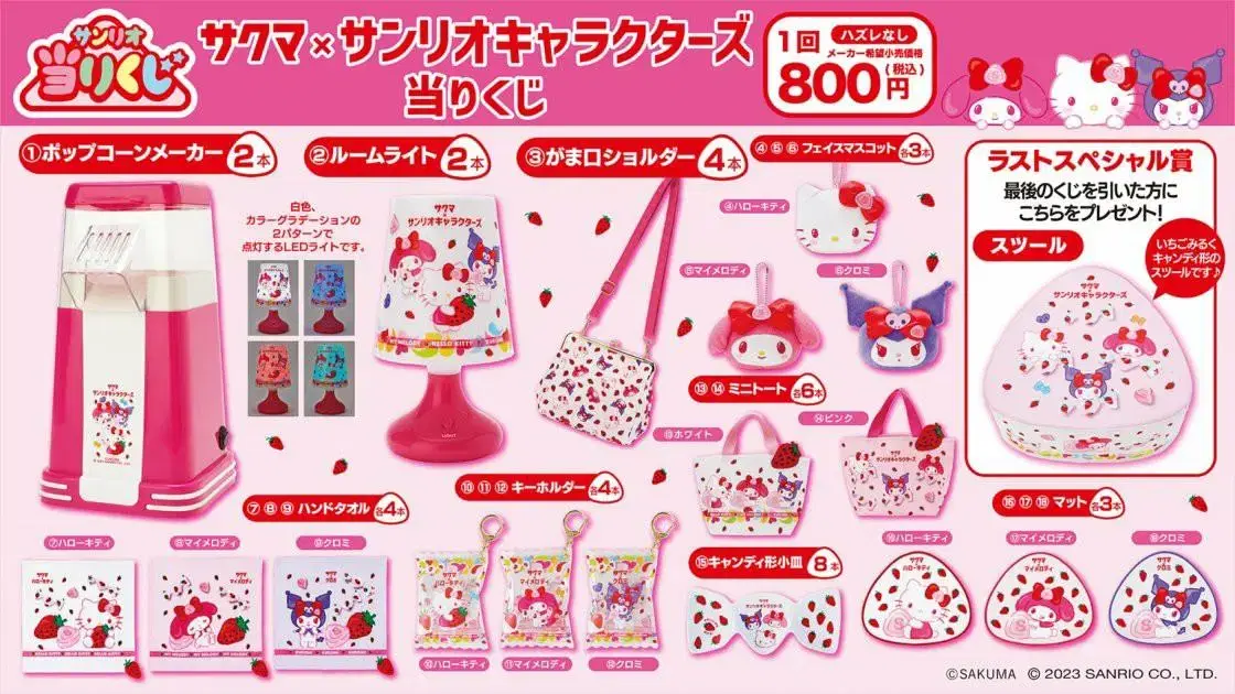 Sanrio x Sakuma Kuji Mamel Kuromi Kitty