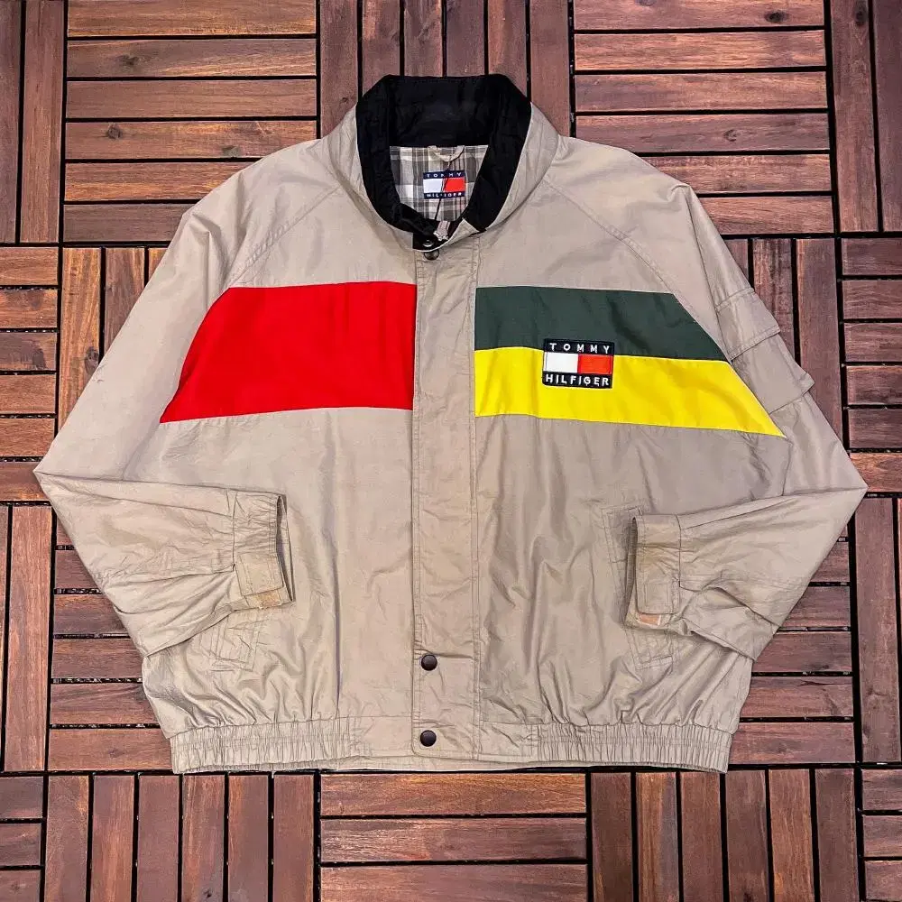 Tommy Hilfiger Old School Windbreaker Jacket (Domestic 3XL) V241