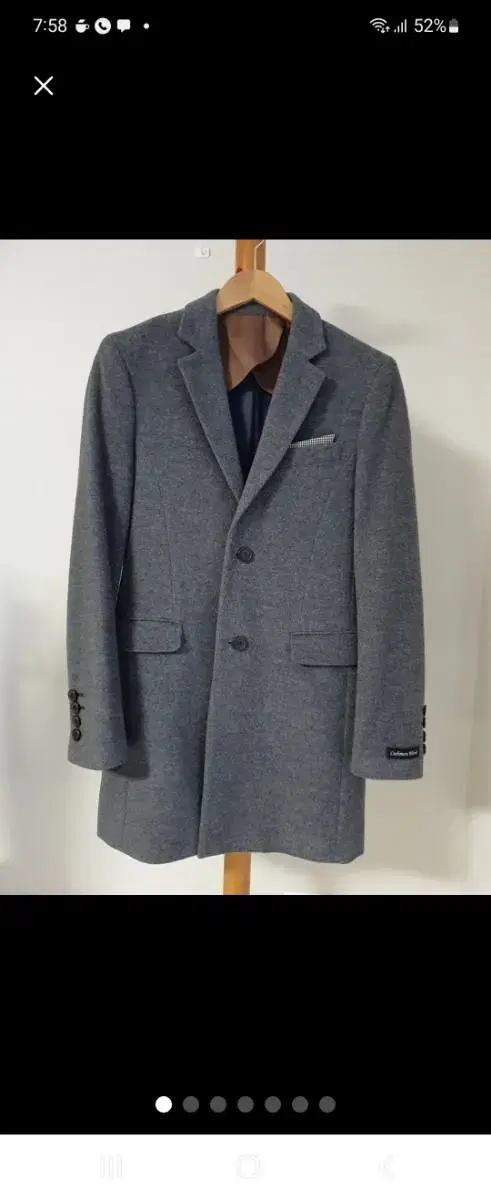 Mind Bridge 95 Wool Cashmere Half-Coat