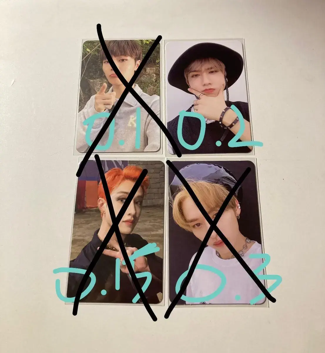 Straykids skz Noize Sounder bang chan han lee know i.n Two Sides photocard WTS