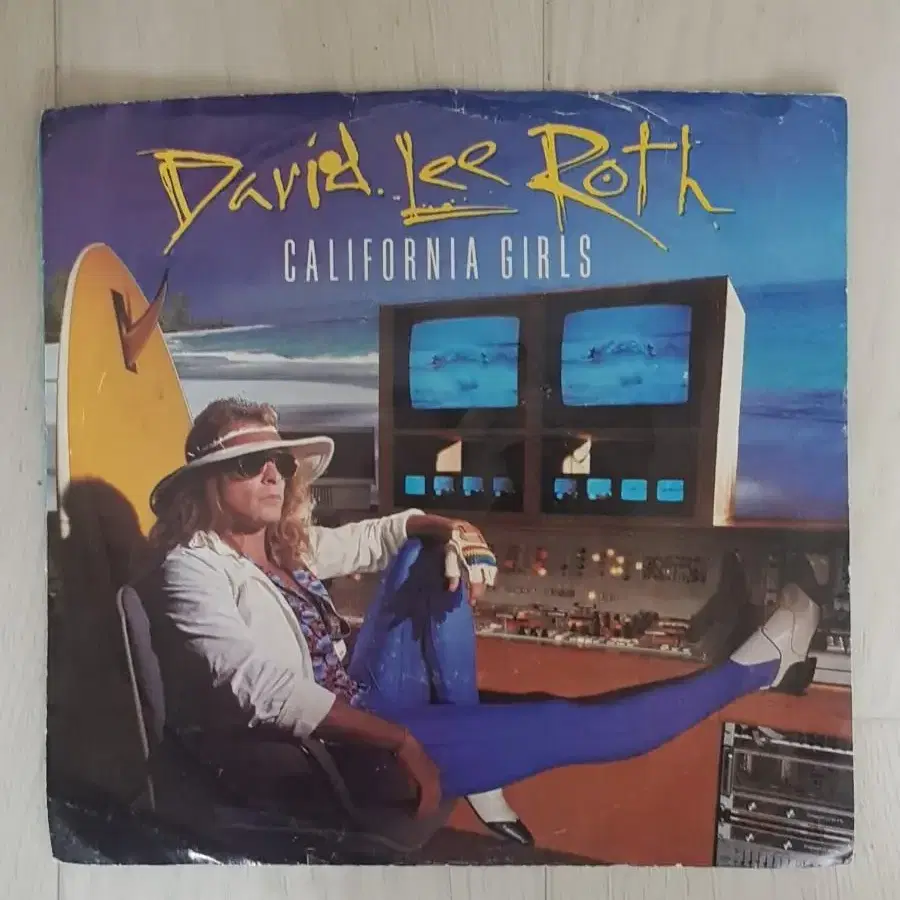 David Lee Roth 미국오리지널 7인치싱글 바이닐 도넛판 Rock