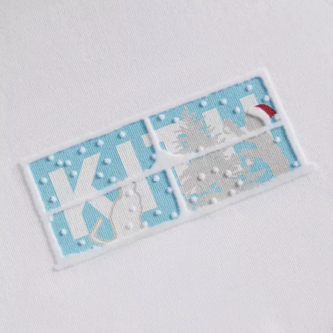 [L] KITHMAS BOX LOGO 티셔츠 화이트