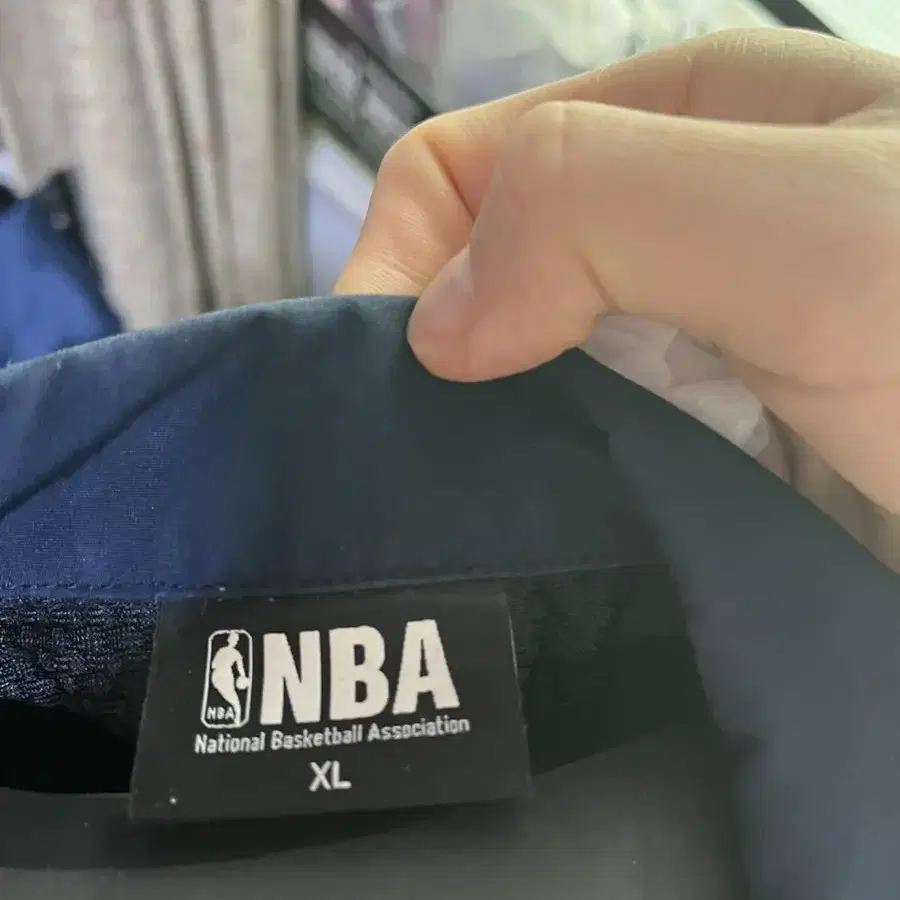 [XL] NBA 패치 코치 자켓