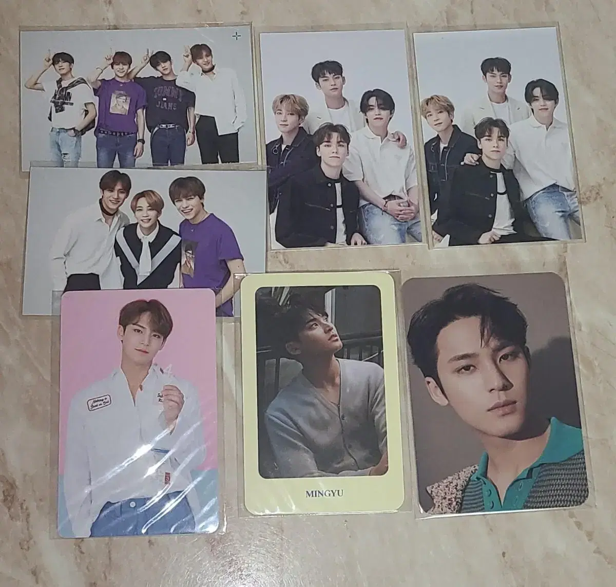 Individual) seventeen mingyu kim mingyu photocard bulk WTS