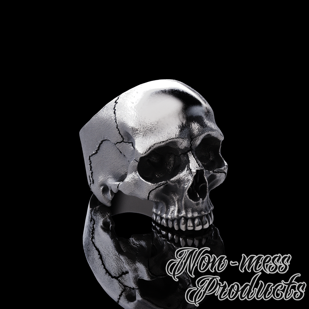 NONMESSPRODUCTS | Jawless Skull Ring