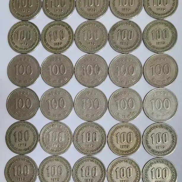 희귀주화 구도안 100원 100주