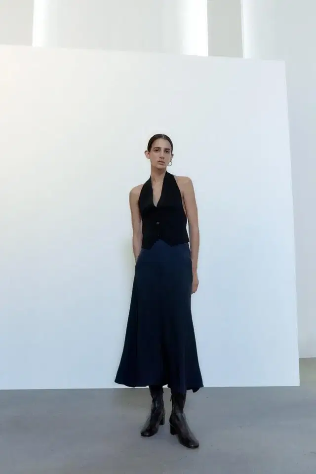 zara 자라 케이프 벨트 미디 스커트 89000-35000 새상품