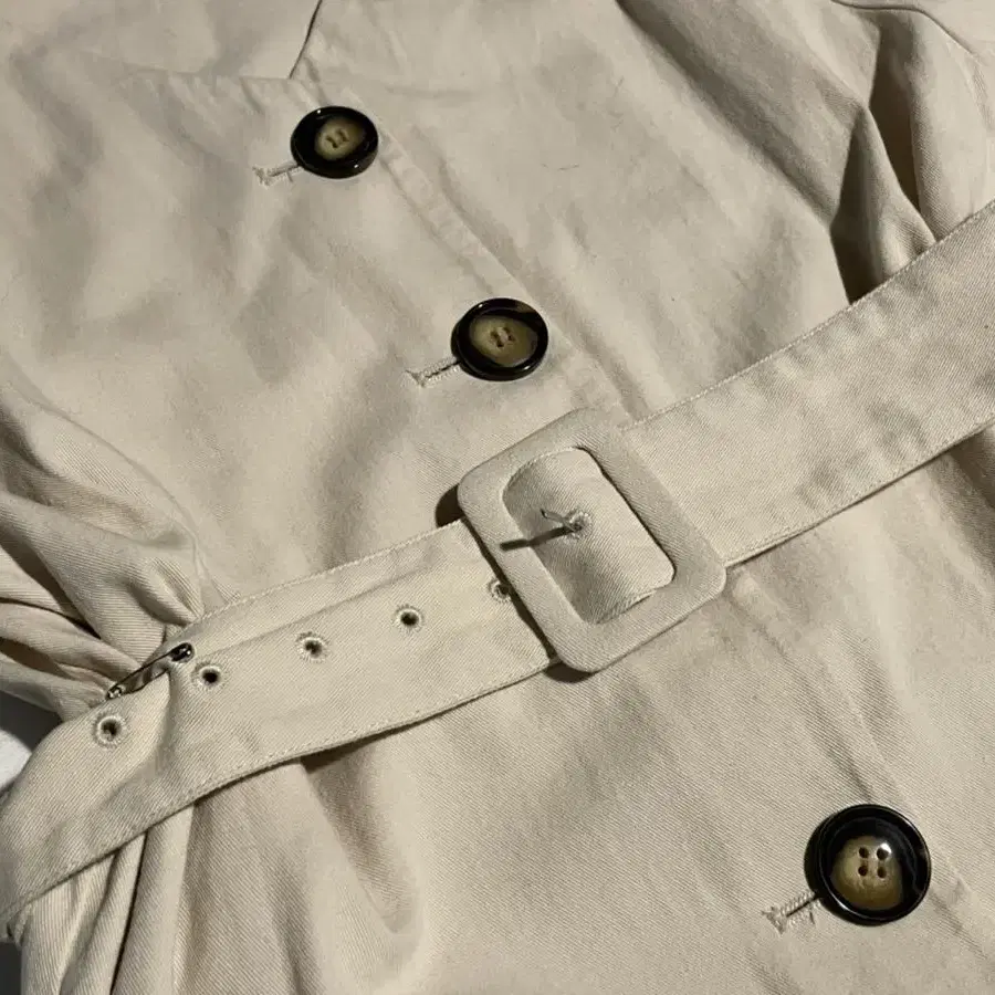 vintage belt shirt jacket