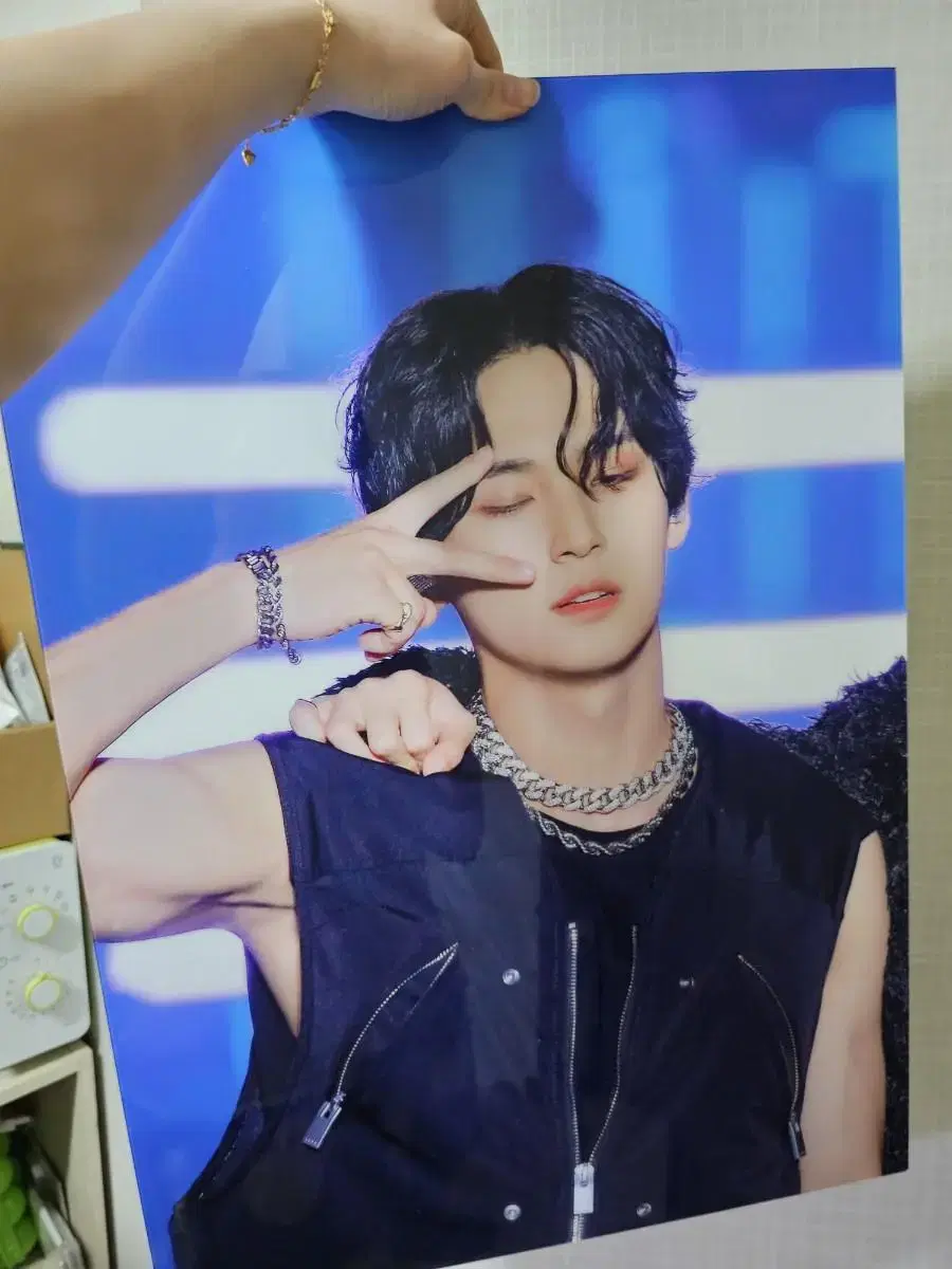 Seventeen mingyu Framed A2