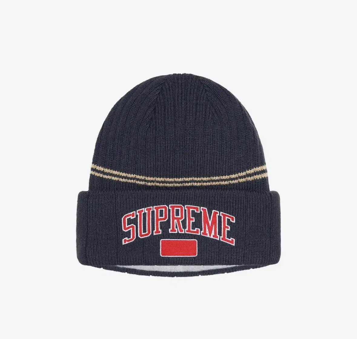 슈프림 Supreme 22FW 플리스 라인드 비니 네이비